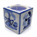 Blue Votive Candles Embossed Mill & Kiss - GermanGiftOutlet.com
 - 1