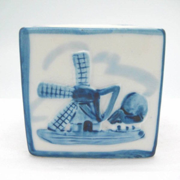 Blue Votive Candles Embossed Mill & Kiss - GermanGiftOutlet.com
 - 2