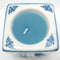 Blue Votive Candles Embossed Mill & Kiss - GermanGiftOutlet.com
 - 3