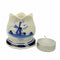 Blue Votive Candles with Tulip Design - GermanGiftOutlet.com
 - 1