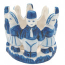 Blue Votive Candles with Dutch Children - GermanGiftOutlet.com
 - 1