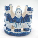 Blue Votive Candles with Dutch Children - GermanGiftOutlet.com
 - 2