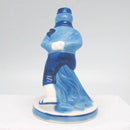 Blue and White Figurine: Dutch Boy Skater - GermanGiftOutlet.com
 - 4