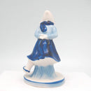 Blue and White Figurine: Dutch Girl Skater - GermanGiftOutlet.com
 - 4