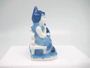 Blue & White Figurine: Dutch Couple Sitting on Bench - GermanGiftOutlet.com
 - 4