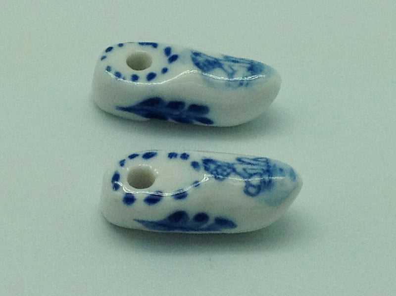 Ceramic Dutch Wooden Shoe Pair for beads - GermanGiftOutlet.com
 - 3