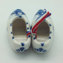 Delft Blue Wooden Shoes Pair with Windmill Design - GermanGiftOutlet.com
 - 3