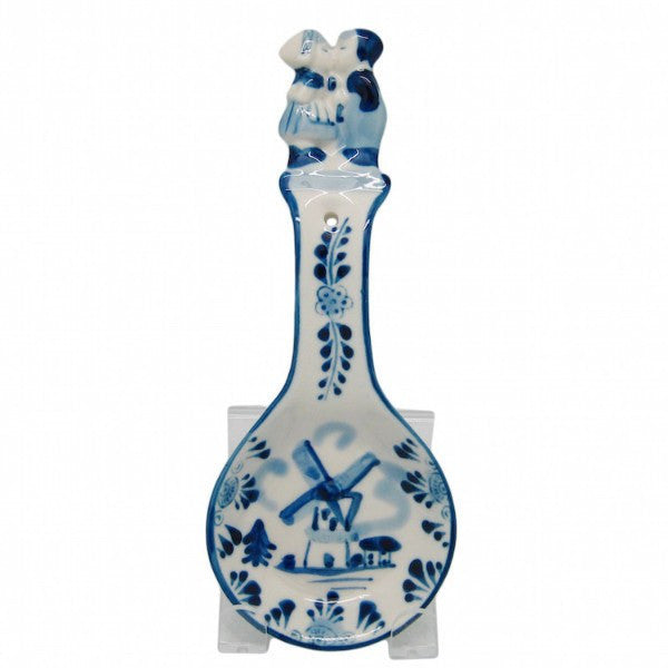 Ceramic Spoon Rests Delft Blue Kiss - GermanGiftOutlet.com
 - 1