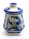 Ceramic delft small kissing couple jar - GermanGiftOutlet.com