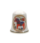 Dala Horse Souvenir Thimble Red - GermanGiftOutlet.com
 - 1