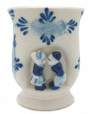 Ceramic delft small kissing couple vase or cup - GermanGiftOutlet.com
 - 1