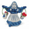 Blue and White Milkmaid With Colored Tulips - GermanGiftOutlet.com
 - 1