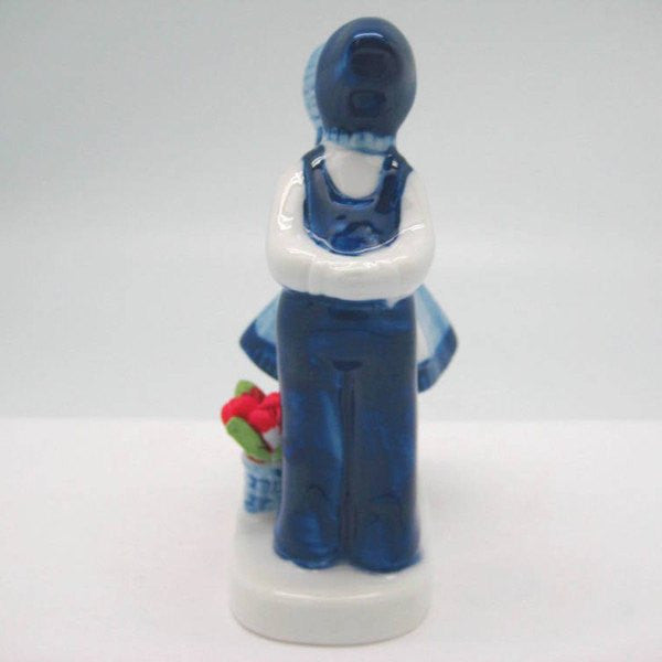 Ceramic Delft Blue Kiss with Tulips - GermanGiftOutlet.com
 - 2