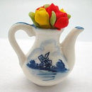 Ceramic Miniature Teapot with Tulips - GermanGiftOutlet.com
 - 2