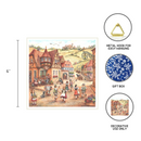 German Village Dancers Ceramic Tile