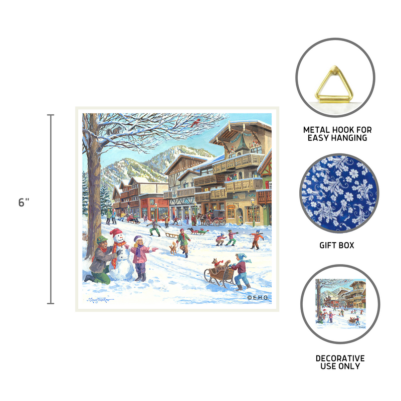 Seasons of Germany Collectors Tile Winter