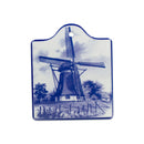 Ceramic Cheeseboard w/ Cork Backing: Windmill