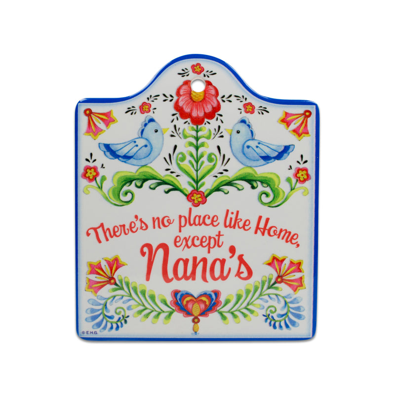 "No Place Like Home Except Nana's" Nana Gift Idea Trivet