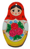 Nesting Doll with Red Scarf Decorative Trivet - 1 - GermanGiftOutlet.com