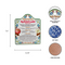 German Gift Idea Ceramic Trivet with Apfel Strudel Recipe