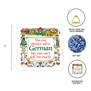German Gift Ceramic Wall Hanging Tile: Tell A German