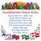 Swedish Gift Wall Tile: Scandinavian House Rules