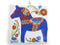 Ceramic Deluxe Plaque: Blue Dala Horse - GermanGiftOutlet.com - 1 