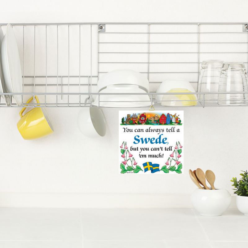 Kitchen Wall Plaques: Tell A Swede