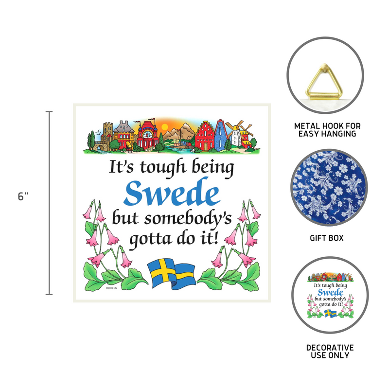 Kitchen Wall Plaques: Tough Being Swedish