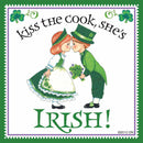 Irish Gift Tile "Kiss Irish Cook"