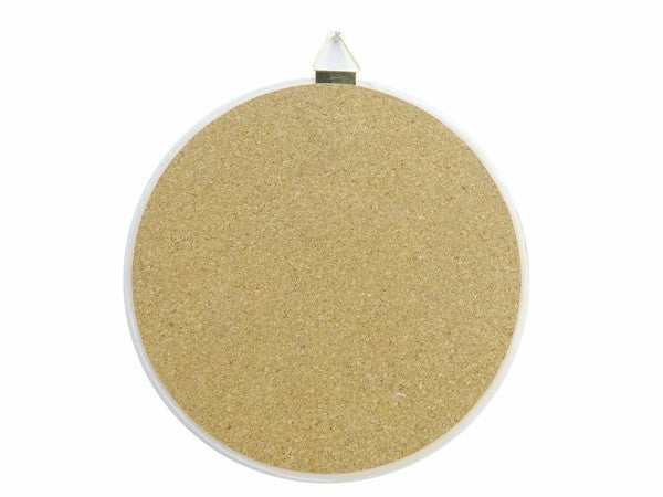 Round Ceramic Plaque: Edelweiss - GermanGiftOutlet.com
 - 2