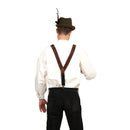 Faux Leather Lederhosen Suspenders German Costume - GermanGiftOutlet.com