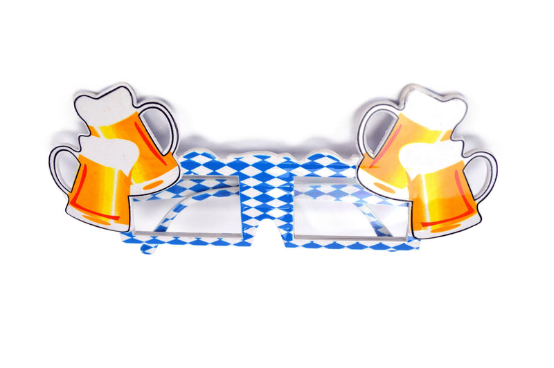 Party Glasses Bavarian Beer Mugs - 2 - GermanGiftOutlet.com