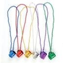 Metallic Colored Plastic Beer Mugs Necklace (12 pack) - GermanGiftOutlet.com
