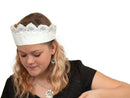 "Maid Costume" White Lace Headband and Small Ecru (Off White) Full Lace Apron Costume Set - GermanGiftOutlet.com
 - 4