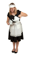 "Maid Costume" White Lace Headband and Small Lace Apron Costume Set - GermanGiftOutlet.com
 - 3