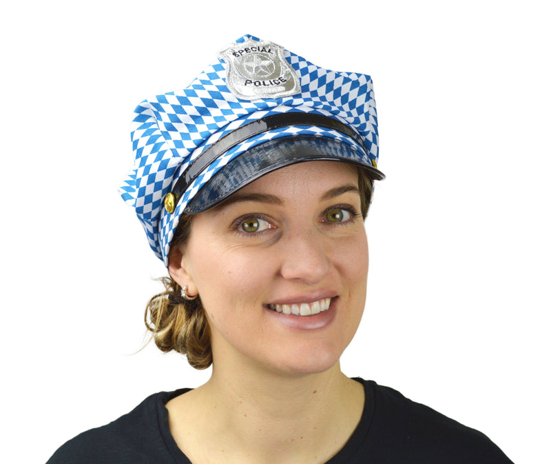 Oktoberfest Party Bavarian Police Hat - 2 - GermanGiftOutlet.com