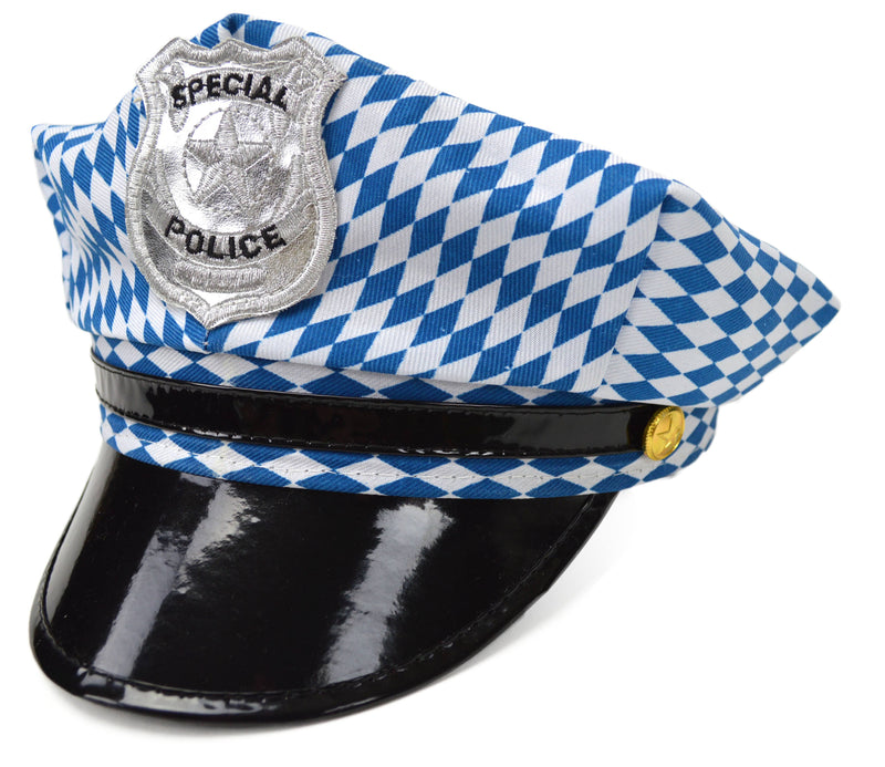 Oktoberfest Party Bavarian Police Hat - 1 - GermanGiftOutlet.com