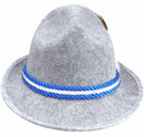 German Alpine Hat Gray With Rope - GermanGiftOutlet.com
 - 3