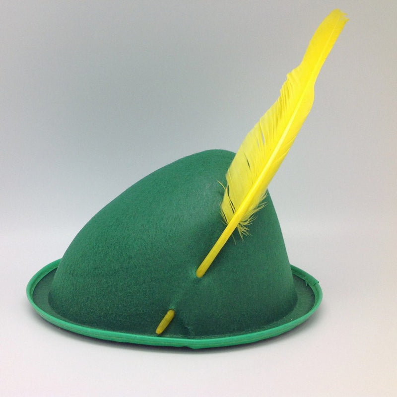 Oktoberfest Party Hat Green with Yellow Feather - GermanGiftOutlet.com
 - 3