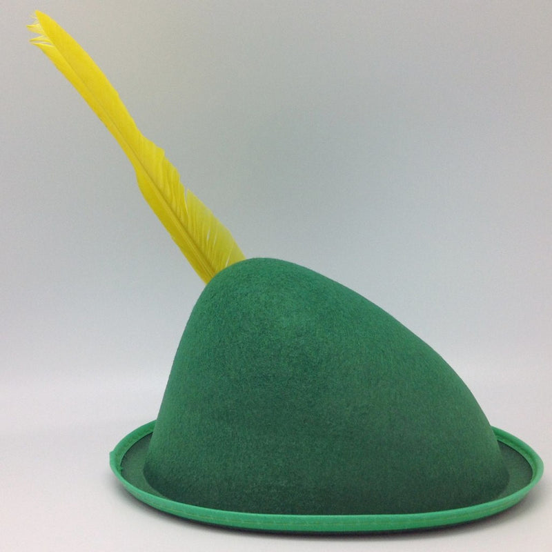 Oktoberfest Party Hat Green with Yellow Feather - GermanGiftOutlet.com
 - 5