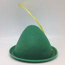 Oktoberfest Party Hat Green with Yellow Feather - GermanGiftOutlet.com
 - 2