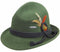 German Bavarian Style Green 100% Wool Hat - GermanGiftOutlet.com
 - 1