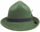 German Bavarian Style Green 100% Wool Hat - GermanGiftOutlet.com
 - 2