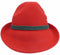 German Alpine Style Red 100% Wool Hat - GermanGiftOutlet.com
 - 5