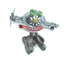 German Hat Pin: Ice Axe & Hiking Boots - GermanGiftOutlet.com
