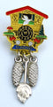 German Hat Pin: Cuckoo Clock - GermanGiftOutlet.com
 - 3