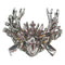 German Hunting Hat Pin with Stag  Rifles -1