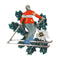 German Hunting Hat Pin with Skier -1