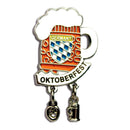 Iconic "Oktoberfest" Hat Pin Beer Mug for German Hat